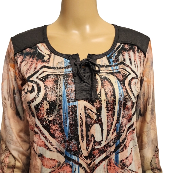 Harley Davidson Long Sleeve Stretchy Shirt - Picture 2 of 12